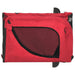 Dog Bike Trailer Red And Black Oxford Fabric Iron Kabxi