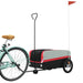 Bike Trailer Black and Red 45 Kg Iron Kablk