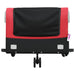 Bike Trailer Black and Red 45 Kg Iron Kablk