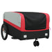 Bike Trailer Black and Red 45 Kg Iron Kablx