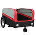 Bike Trailer Black and Red 45 Kg Iron Kablx