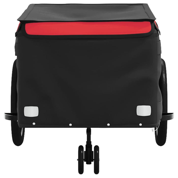 Bike Trailer Black and Red 45 Kg Iron Kaooo