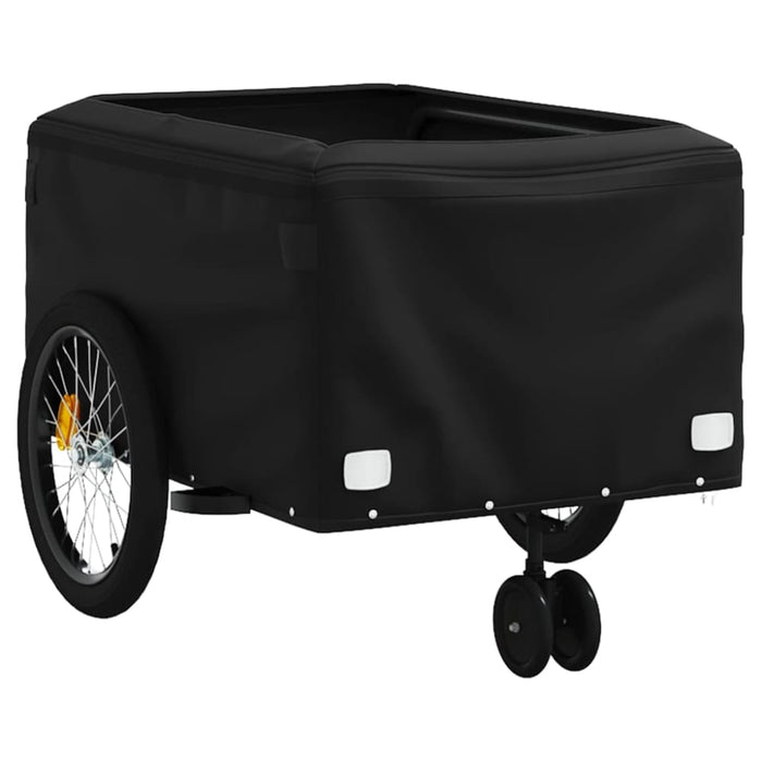 Bike Trailer Black and Red 45 Kg Iron Kaooo