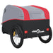 Bike Trailer Black And Red 45 Kg Iron Kaopt
