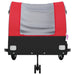 Bike Trailer Black and Red 45 Kg Iron Kaopt