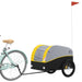 Bike Trailer Black and Yellow 45 Kg Iron Kaota
