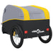 Bike Trailer Black and Yellow 45 Kg Iron Kaota