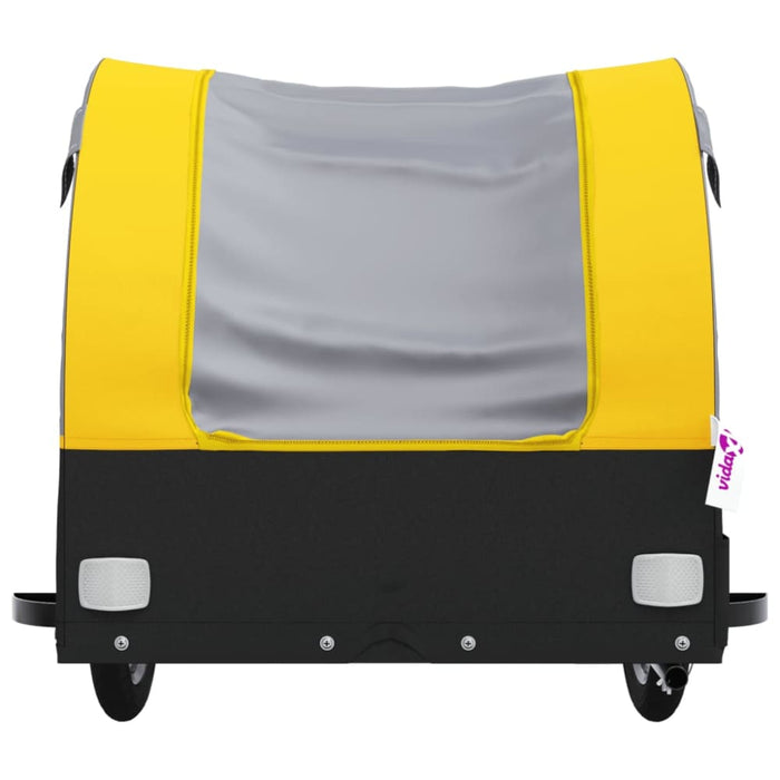 Bike Trailer Black and Yellow 45 Kg Iron Kaota