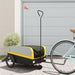 Bike Trailer Black and Yellow 45 Kg Iron Kabio