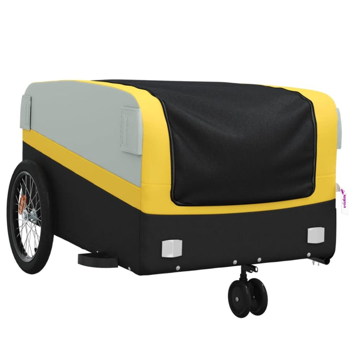 Bike Trailer Black And Yellow 45 Kg Iron Kabla