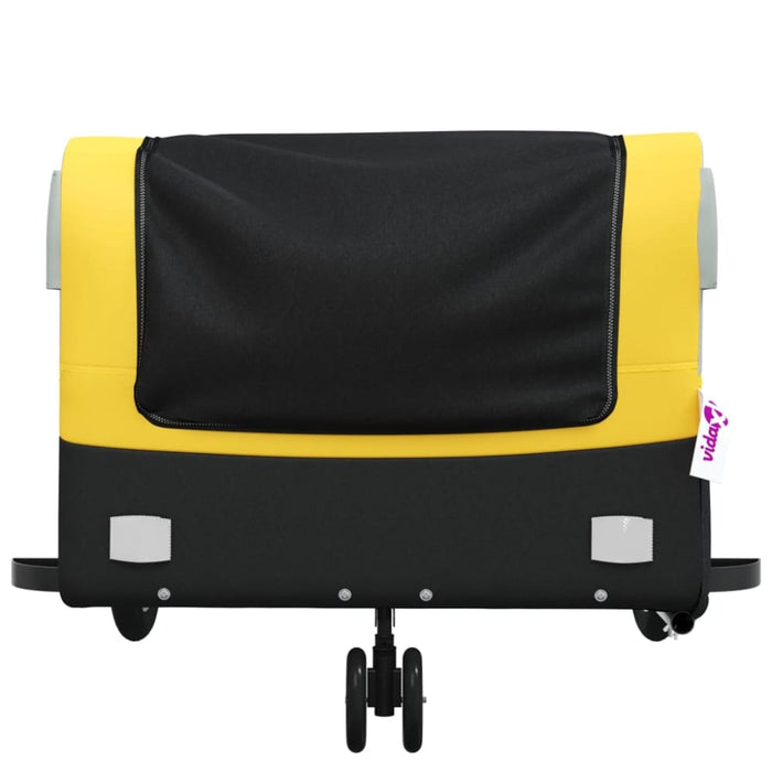 Bike Trailer Black And Yellow 45 Kg Iron Kabla