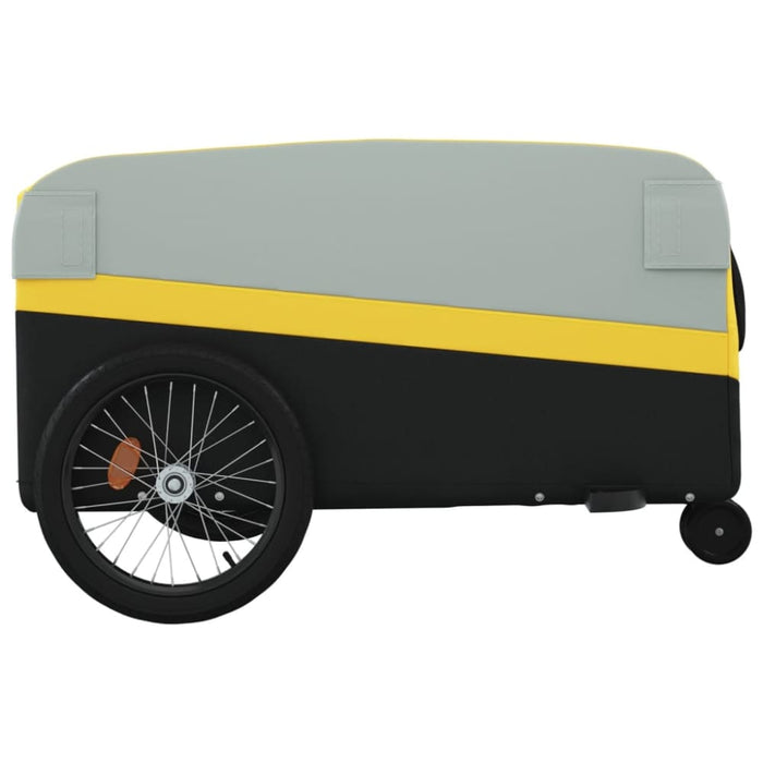 Bike Trailer Black And Yellow 45 Kg Iron Kabla
