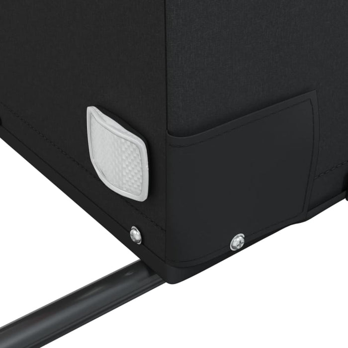 Bike Trailer Black and Yellow 45 Kg Iron Kaoan