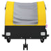 Bike Trailer Black and Yellow 45 Kg Iron Kaoan