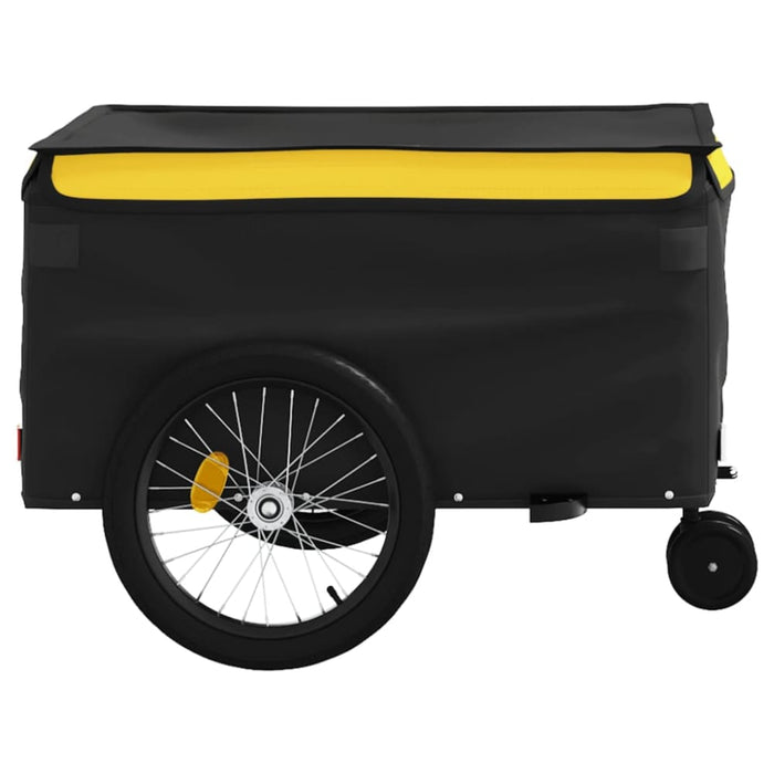 Bike Trailer Black and Yellow 45 Kg Iron Kaoot