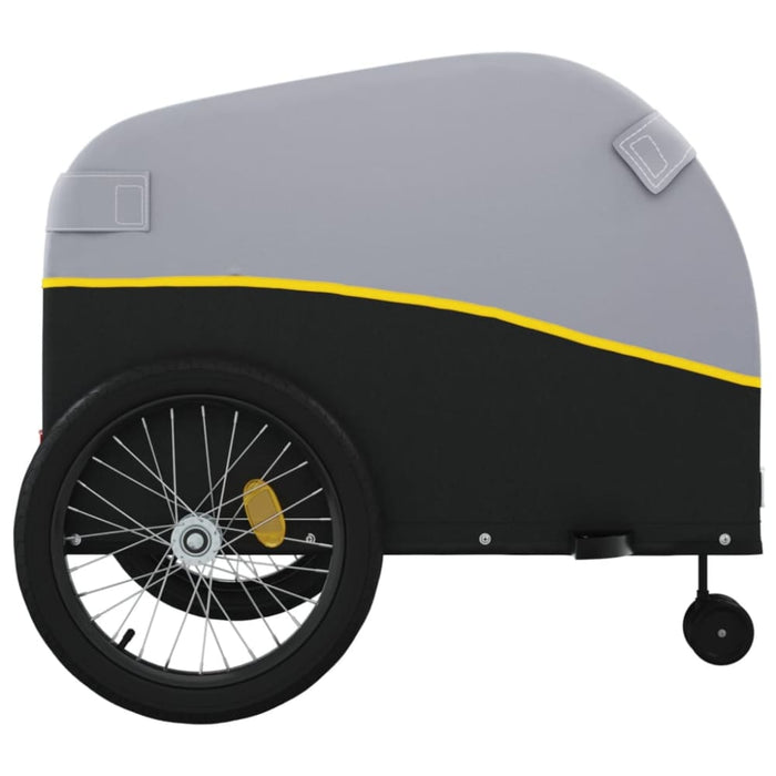 Bike Trailer Black and Yellow 45 Kg Iron Kaopp
