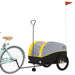 Bike Trailer Black and Yellow 45 Kg Iron Kaopp
