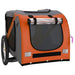 Dog Bike Trailer Orange and Black Oxford Fabric Iron Ktnik