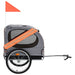 Dog Bike Trailer Orange And Grey Koila