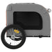 Dog Bike Trailer Orange and Grey Oxford Fabric Iron Ktntb
