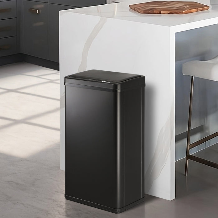 40 / 50 / 60L Motion Sensor Rubbish Bin Automatic Stainless Steel Trash Can