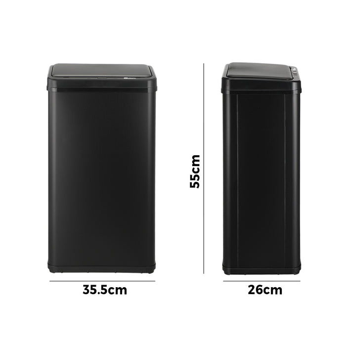 40 / 50 / 60L Motion Sensor Rubbish Bin Automatic Stainless Steel Trash Can