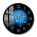 Binary Code Art Intelligence Brain Wall Clock Silent