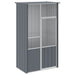 Bird Cage Anthracite 115x78x200 Cm Galvanised Steel Oixtax
