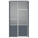 Bird Cage Anthracite 115x78x200 Cm Galvanised Steel Oixtax