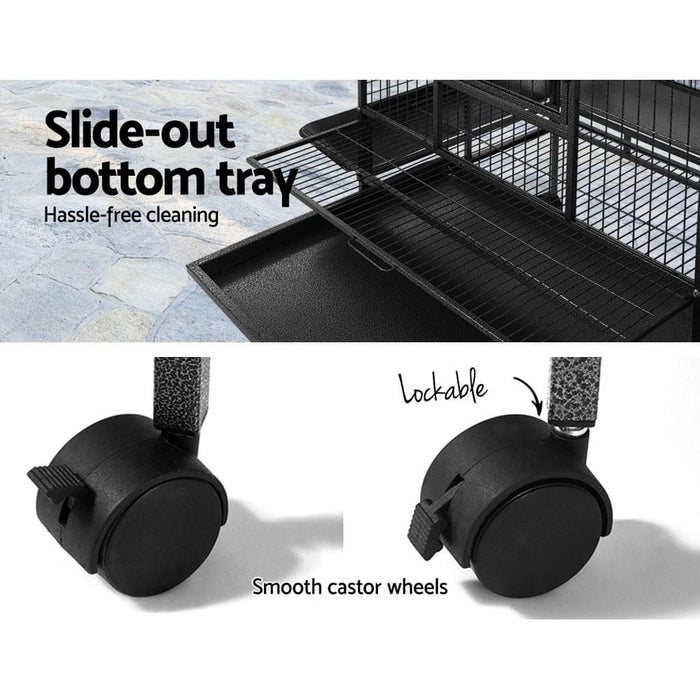 I.pet Bird Cage Pet Cages Aviary 168cm Large Travel Stand