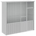 Bird Cage Grey 215x78x200 Cm Galvanised Steel Oixtap