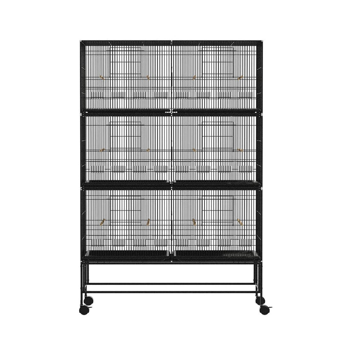 Bird Cage Large Aviary Cages Galvanised Parrot Stand Alone