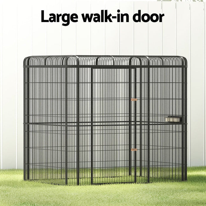 Bird Cage Large Walk-in Aviary Budgie Perch Parrot Pet Huge
