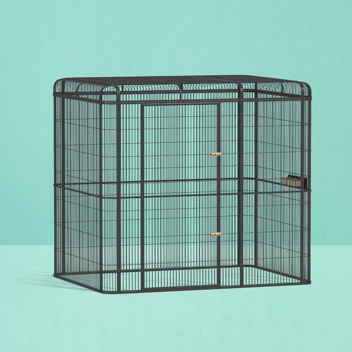 Bird Cage Large Walk-in Aviary Budgie Perch Parrot Pet Huge