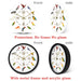 Birds Breeds Collection Modern Wall Clock Non Ticking Watch