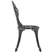 Bistro Chairs 2 Pcs Bronze Cast Aluminium Ainlx