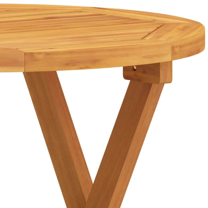 Bistro Table ø46x47 Cm Solid Wood Acacia Toxool