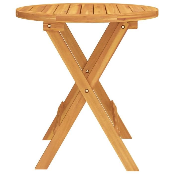 Bistro Table ø46x47 Cm Solid Wood Acacia Toxool