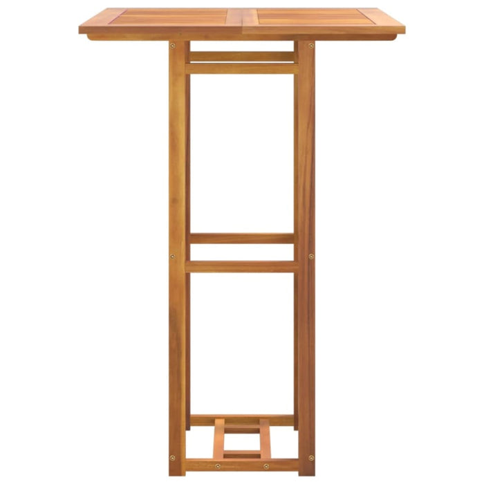 Bistro Table 75x75x110 Cm Solid Wood Acacia Tokoni