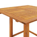 Bistro Table 75x75x110 Cm Solid Wood Acacia Tokoni