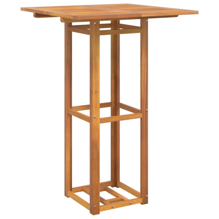 Bistro Table 75x75x110 Cm Solid Wood Acacia Tokoni