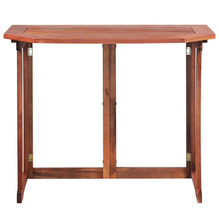 Bistro Table 90x50x75 Cm Solid Acacia Wood Aabtk