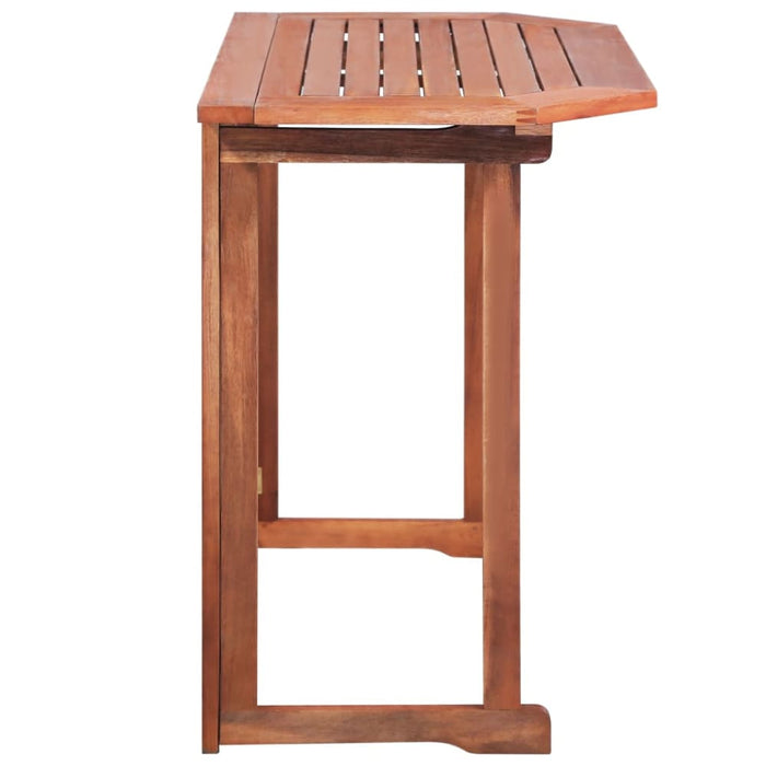 Bistro Table 90x50x75 Cm Solid Acacia Wood Aabtk