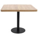 Bistro Table Light Brown 80x80 Cm Mdf Xnlatt