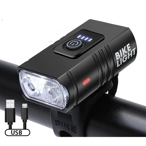 Bk02 Bike Light Usb Rechargeable T6 Led Bicycle Lights 6