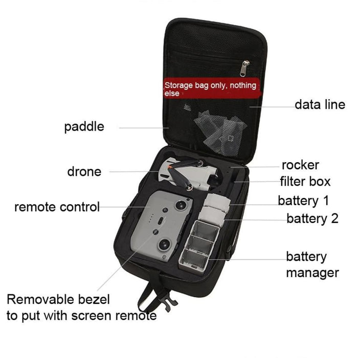 Bkano Storage Bag Shoulder Messenger Suitcase For Dji Mini