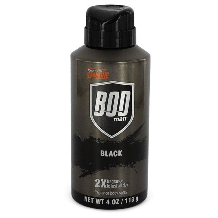 Bod Man Black Body Spray by Parfums De Coeur for Men - 120