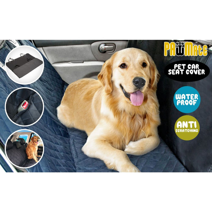 Black Pet Dog Car Boot Seat Cover Waterproof Mat Xxl