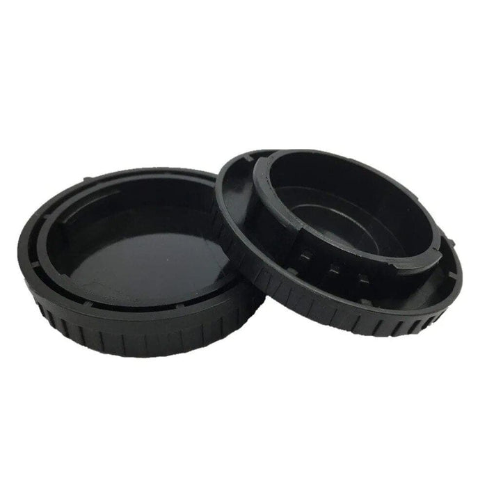 Lc-n1 Black Camera Front Body Cap + rear Lens Cap Cover Kit