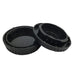 Lc-n1 Black Camera Front Body Cap + rear Lens Cap Cover Kit